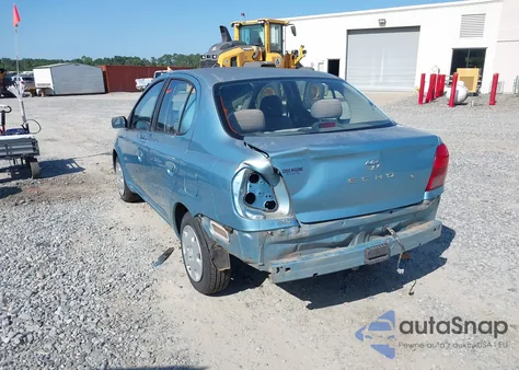 2001 Toyota Echo z USA, uszkodzony, nr VIN JTDBT123510183328